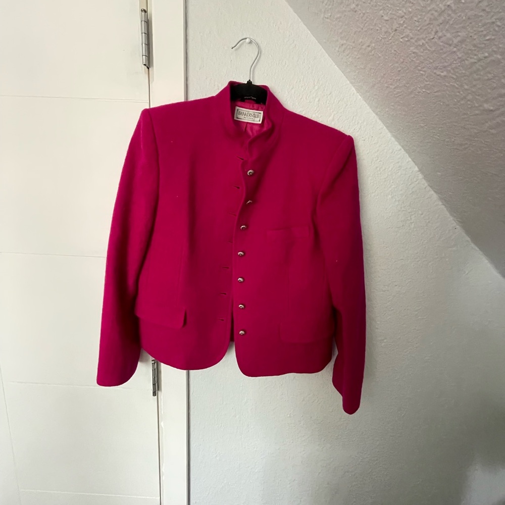 Bankers club pink blazer
